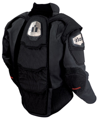 Icon Timax 2 Black Leather Jacket